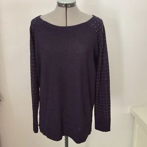 LOFT Studded Sweater